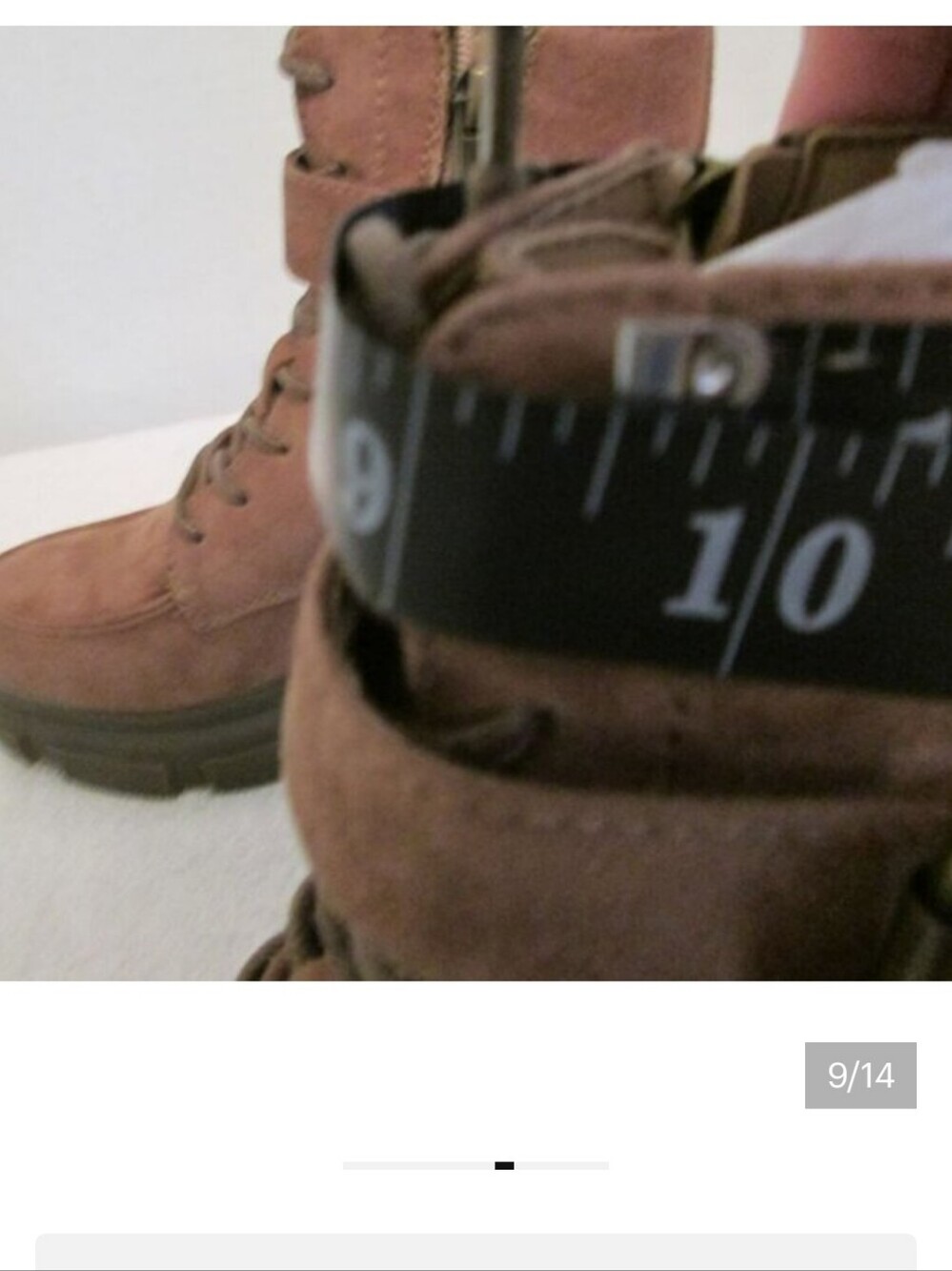 Innovation Women’s Brown Faux Suede Lace-Up Ankle Boots with Buckle SZ 35 NEW - Picture 9 of 12